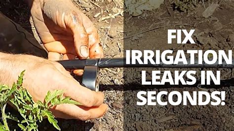 fix irrigation pipe leak|4 Ways to Repair a Leaking Irrigation System